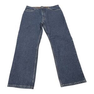 Vintage Beretta Jeans Mens 42x29  Blue Denim Straight Leg Cotton Made in USA‎